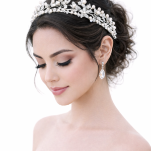 Flower and pearl tiara