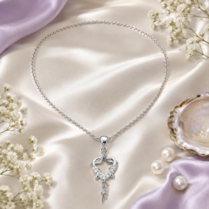 Heart and star pendent