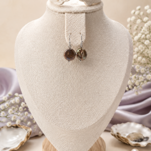 Coin drop earrings