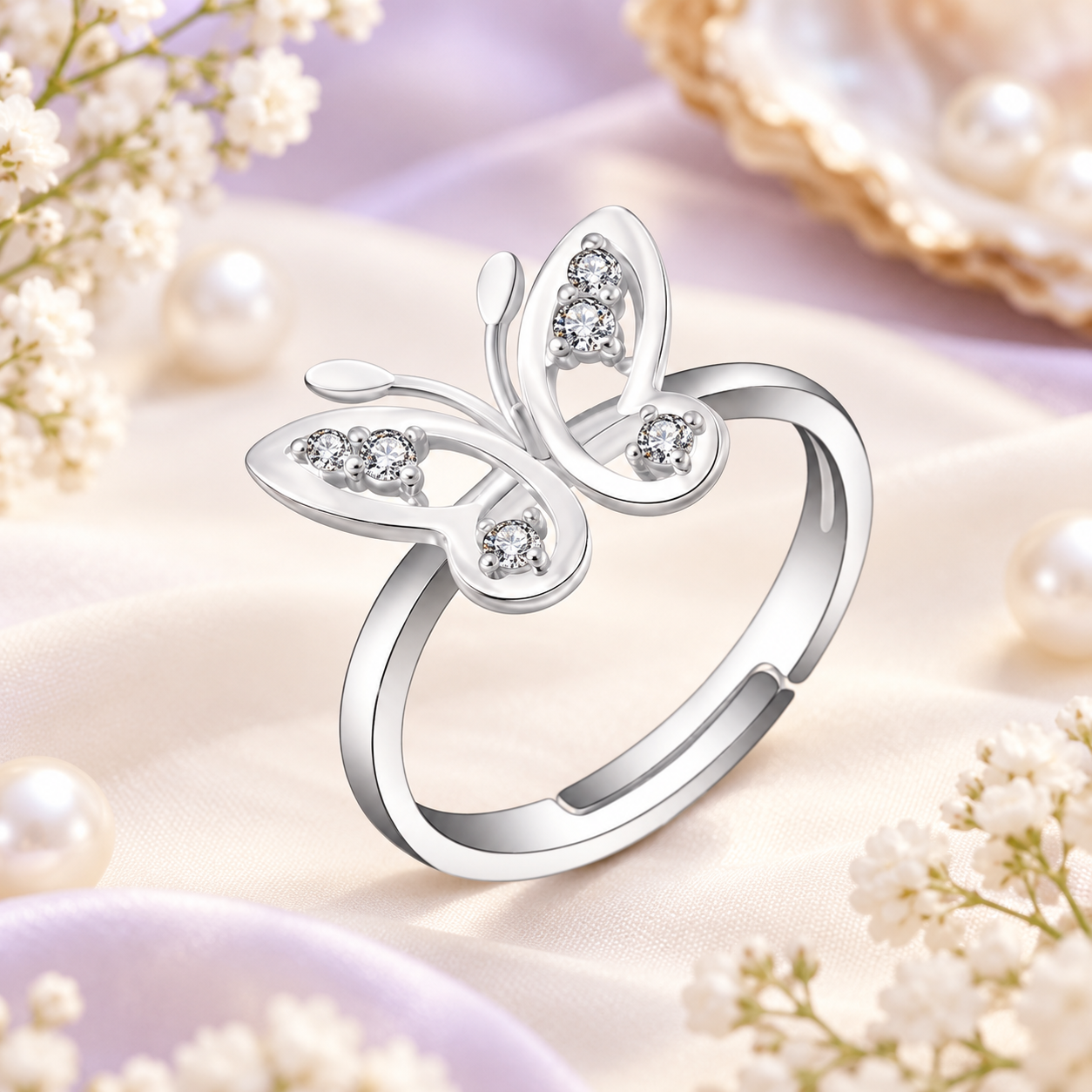 The beautiful butterfly ring
