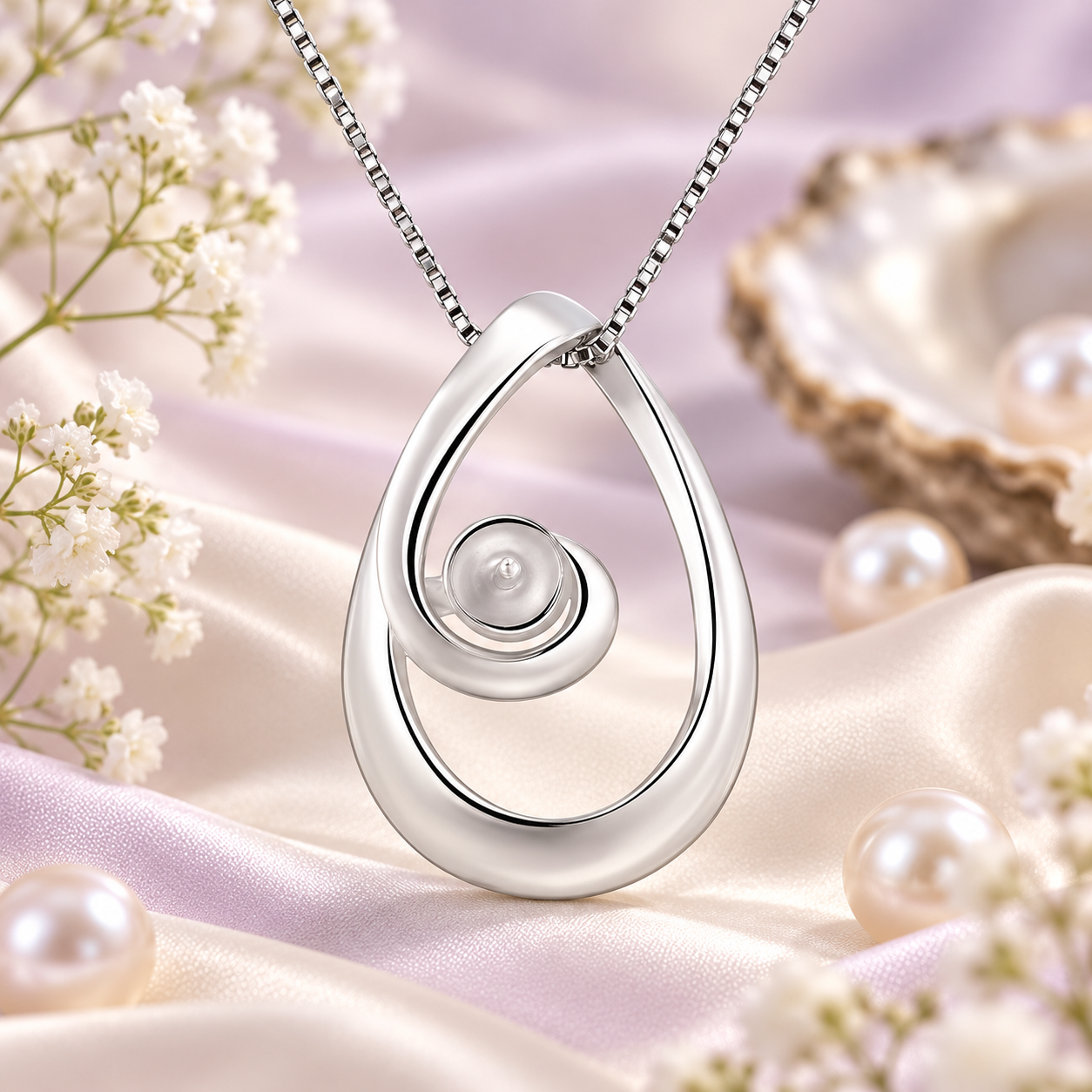 The teardrop pendent