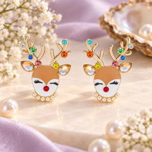 Reindeer earrings