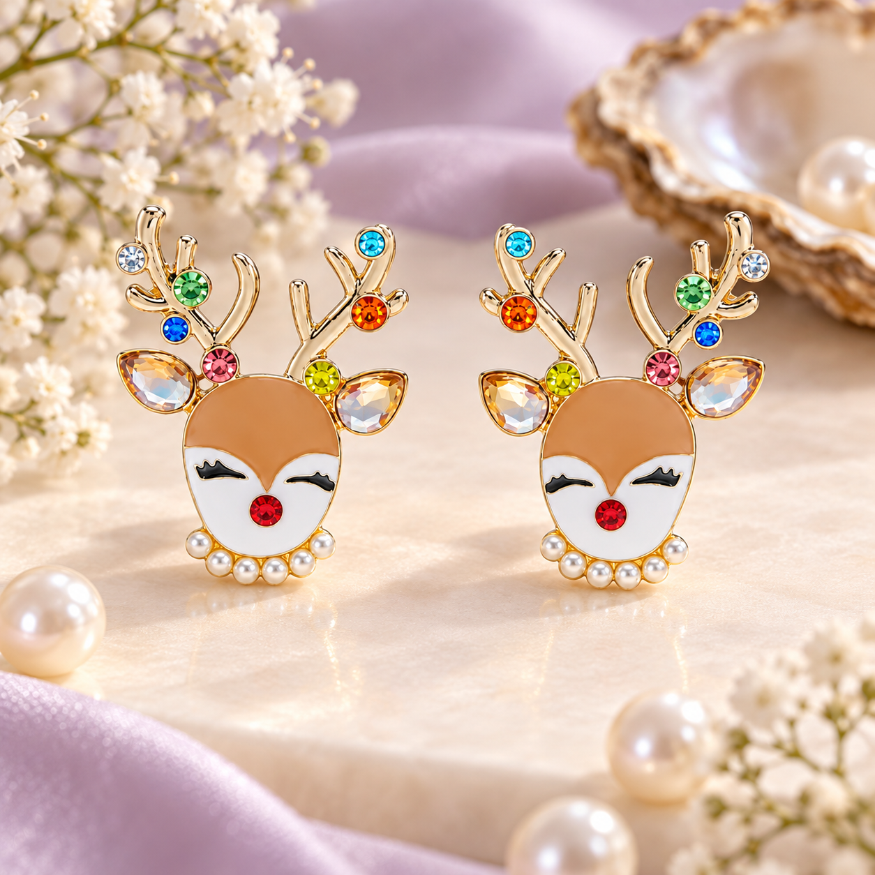 Reindeer earrings